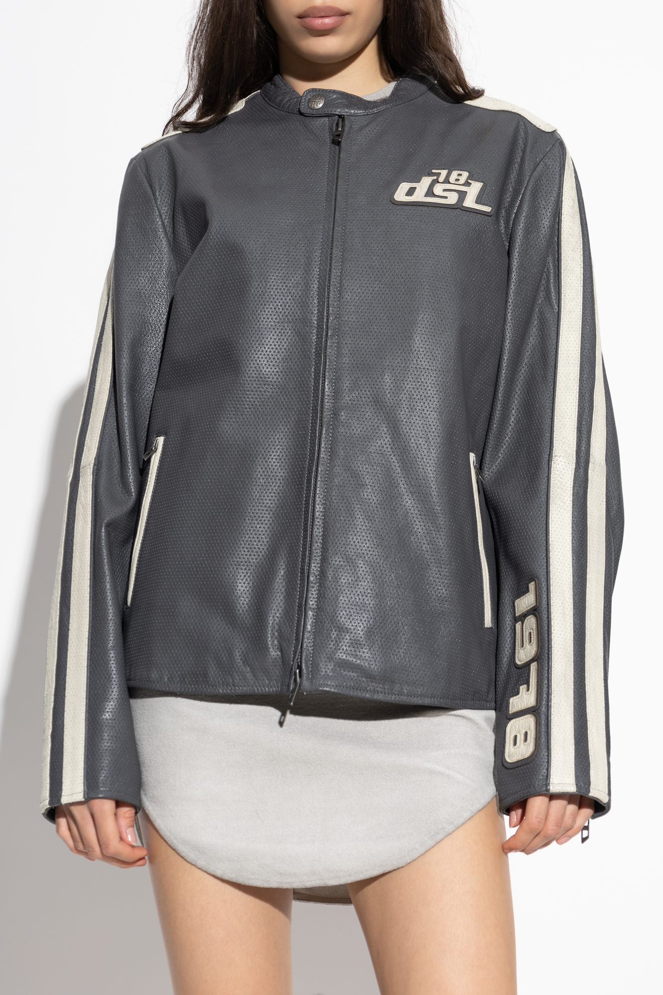 Diesel Leather jacket L-POP | Men's Clothing | Vitkac Diesel Leather jacket L-POP | Men's Clothing | Vitkac